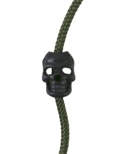 Skull Cord Stoppers   Black 1