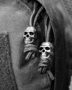 Skull Cord Stoppers Black 3