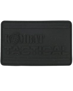 Kombat PVC Tactical Patch   Black 1