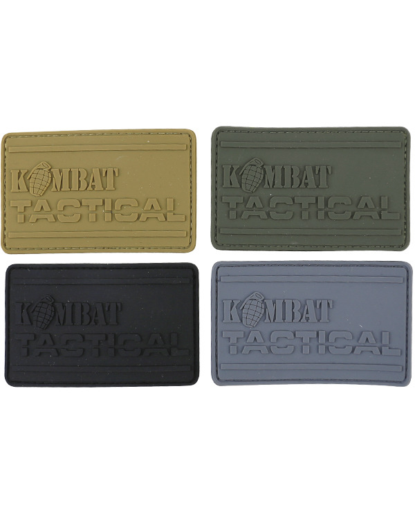 Kombat PVC Tactical Patch Black 2