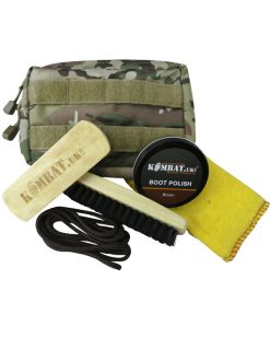 Deluxe Molle Boot Care Kit (Brown Polish   Laces) 1