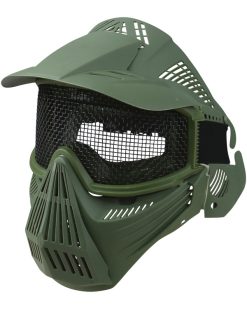 Full Face Mesh Mask   Olive Green 1