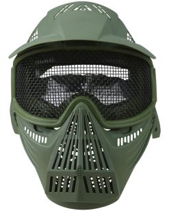 Full Face Mesh Mask   Olive Green 2