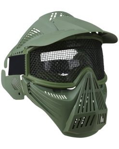 Full Face Mesh Mask   Olive Green 3