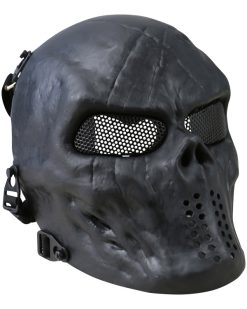 Skull Mesh Mask   Black 1