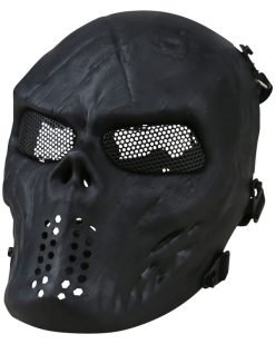 Skull Mesh Mask Black 3