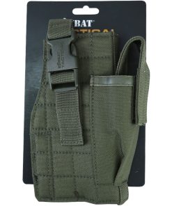 Molle Gun Holster with Mag Pouch   Olive Green 3