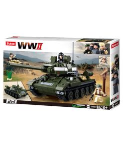 Sluban   B0689 (WWII Allied Medium Tank 2in1) 2