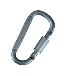 Gunmetal Grey Locking Carabiners   8mm (Pair) 2