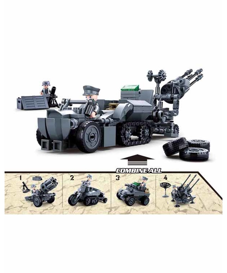Sluban B0681 (German 4 into 1 set) 2