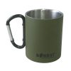 CARABINER  Mug Stainless Steel   Olive Green 1