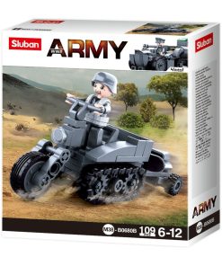 Sluban   B0680B (Half Track Bike) 2