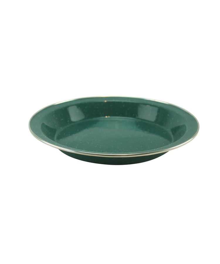 Deluxe ENAMEL Plate LARGE Green 1