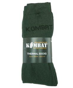Thermal Socks 3-Pairs   Olive Green 2