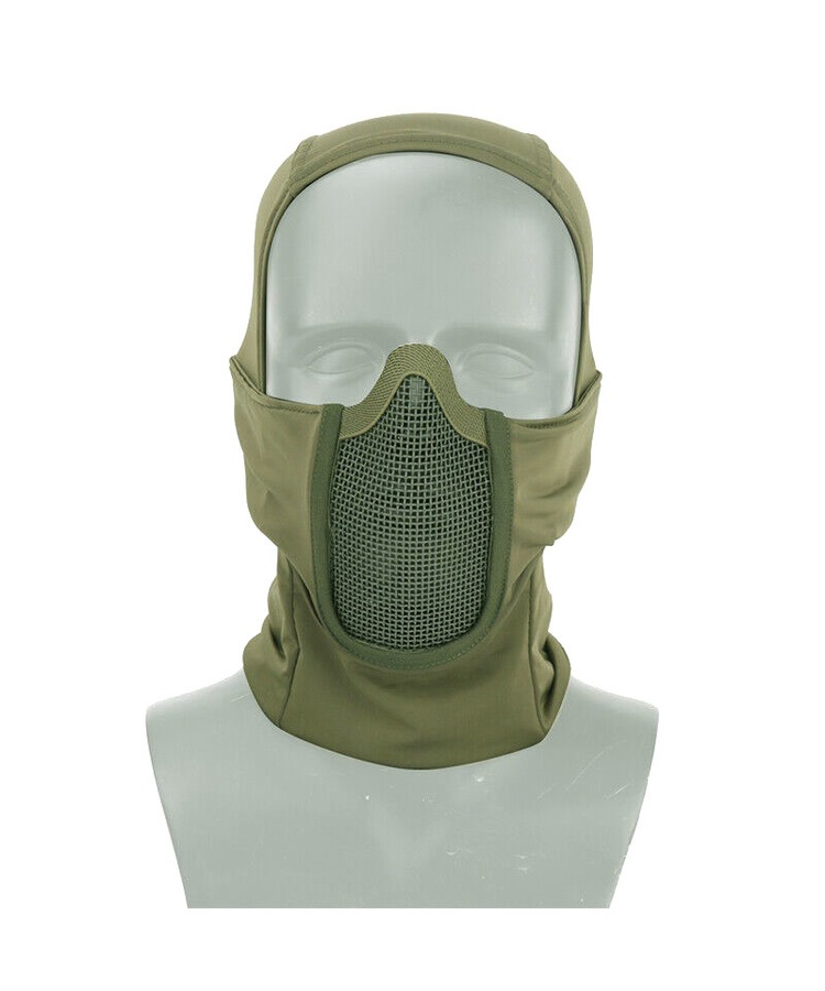 Operators Balaclava / Mesh Face Olive Green 1
