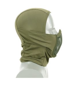 Operators Balaclava / Mesh Face Olive Green 2