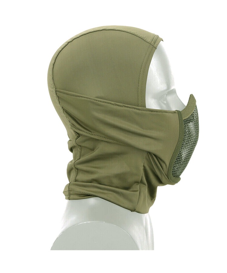 Operators Balaclava / Mesh Face Olive Green 2