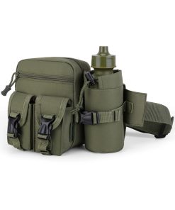 Pioneer Waist Bag + Bottle   Olive Green 1