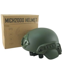 MICH  2000 Helmet   Olive Green 2