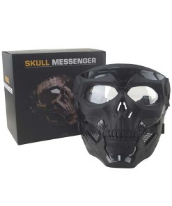 Skull Messenger Mask   Black 2