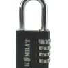 Combination padlock  40mm   Black 1