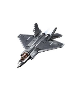 Sluban   B1186 (J-35S Stealth Aircraft Metal Coated ) 1