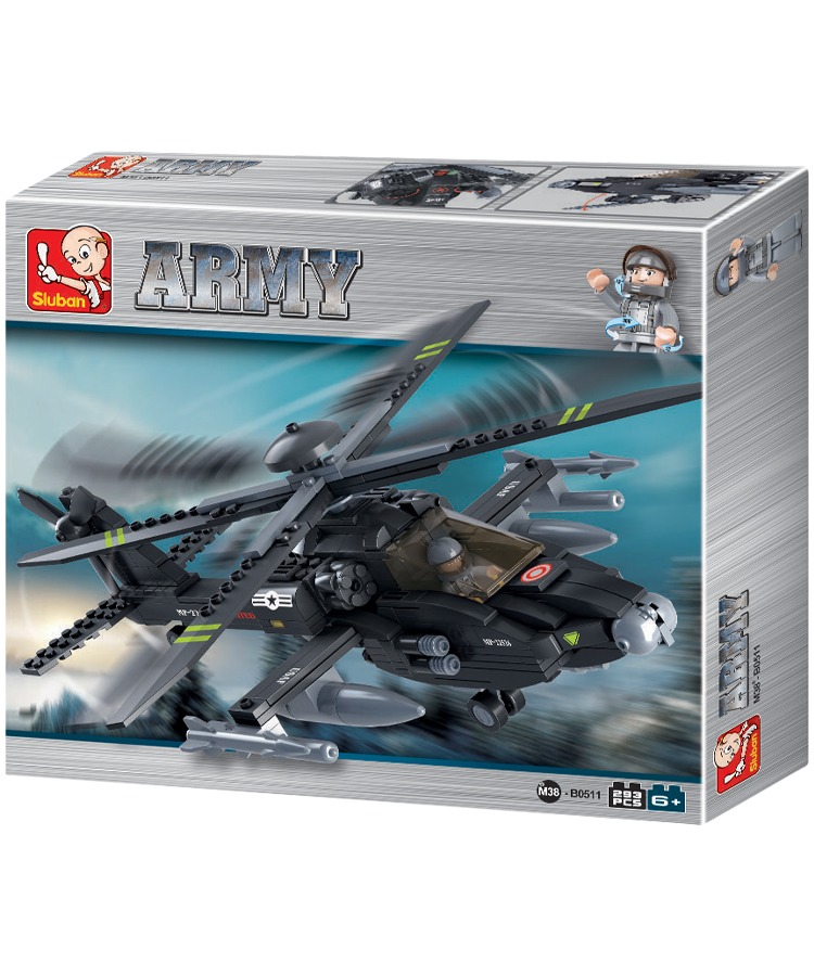 Sluban B0511 ( Apache Helicopter ) 2