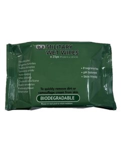 Military Face Wipes   Pack of 25 wipes 1