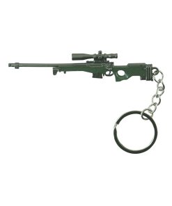 KOMK-001   Olive Green Sniper Rifle Keyring 1