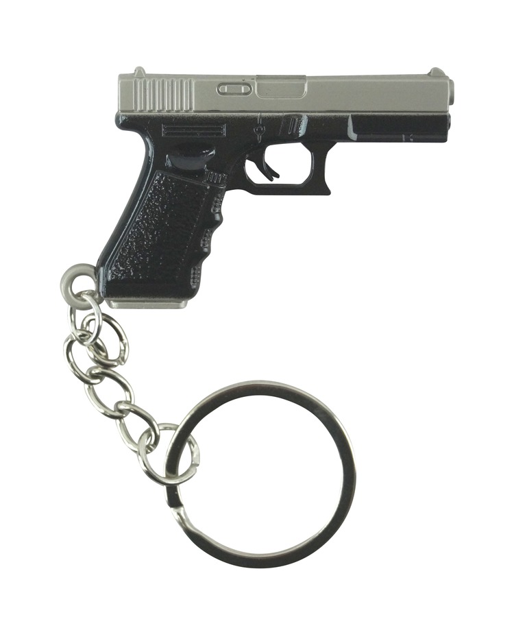 KOMK-013 Police Pistol Keyring 2