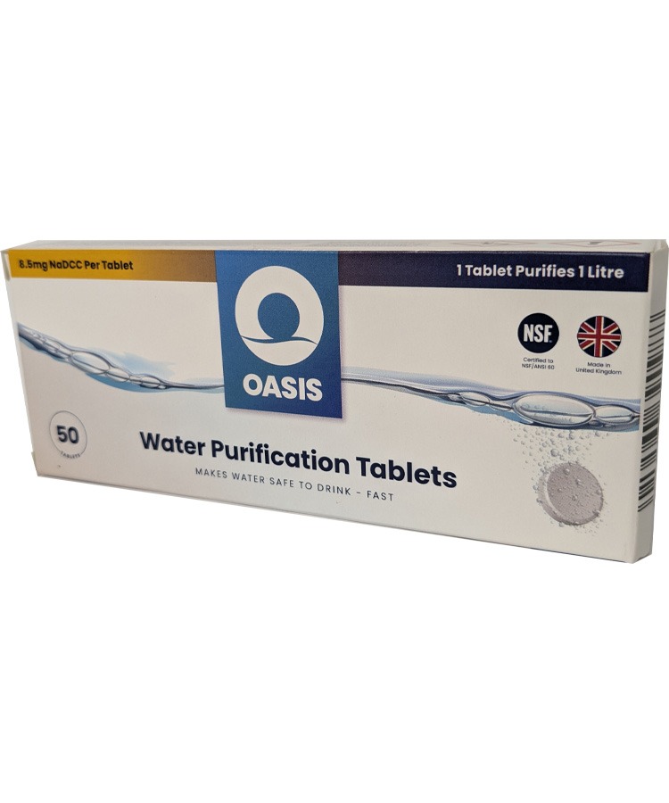 Water Purification Tablets Pack of 50 Tablets 3