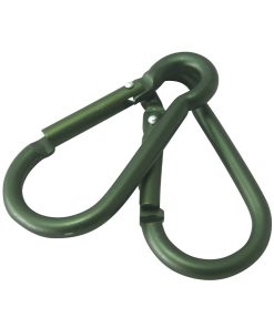 Standard Carabiner Pairs 8mm   Olive Green 1