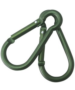 Standard Carabiner Pairs 8mm   Olive Green 2