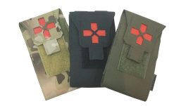 Horizontal Medic Pouch   Olive Green 1