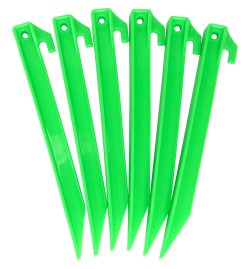 Glow in the  Dark Tent Pegs u2013 9 u201c  ( 6 Pack ) 1