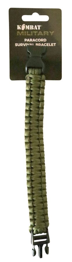 Paracord Survival Bracelet   Olive Green 4