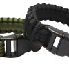 Paracord Survival Bracelet   Olive Green 1