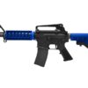 WE M4 CQB-R Gas Blowback Rifle (R002 - Blue) airsoft