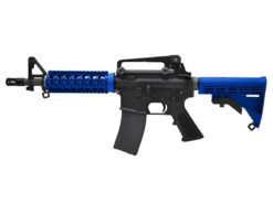 WE M4 CQB-R Gas Blowback Rifle (R002 - Blue) airsoft