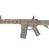 Ares Amoeba Octaarms Pro SR16 AEG rifle tan – left-side full view