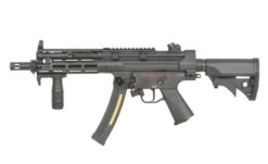 H&K MP5 RIS full metal AEG with Eshooter ETU GEN-2 – left-side full view