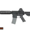 Cyma M4A1 RIS Convertible AEG rifle – left-side full view with dual barrel configurations