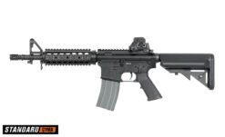 Cyma M4A1 RIS Convertible AEG rifle – left-side full view with dual barrel configurations