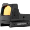 Lancer Tactical Compact Red Dot Reflex Sight w/ Rubberized Controls - Black airsoft
