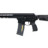 Double Eagle DWS-180 buffer tube gas blowback rifle – left-side full view, black finish