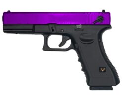 Huntsman Tactical H18c Metal Slide GBB Pistol Purple with Case airsoft