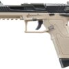 Lancer Tactical LTX Competition Select-Fire GBB Airsoft Pistol - Dark Knight FDE / Black airsoft