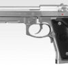 Tokyo Marui M9A1 Silver electric blowback pistol – left-side full view