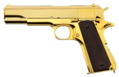 Golden Eagle 1911 Full Metal GBB Airsoft Pistol w/ Hard Case - Gold airsoft