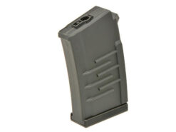 S&T 150-Round Compact Polymer High-Cap Magazine for VSS Vintorez & AS VAL AEG - Black (STMAG01SHBK) airsoft